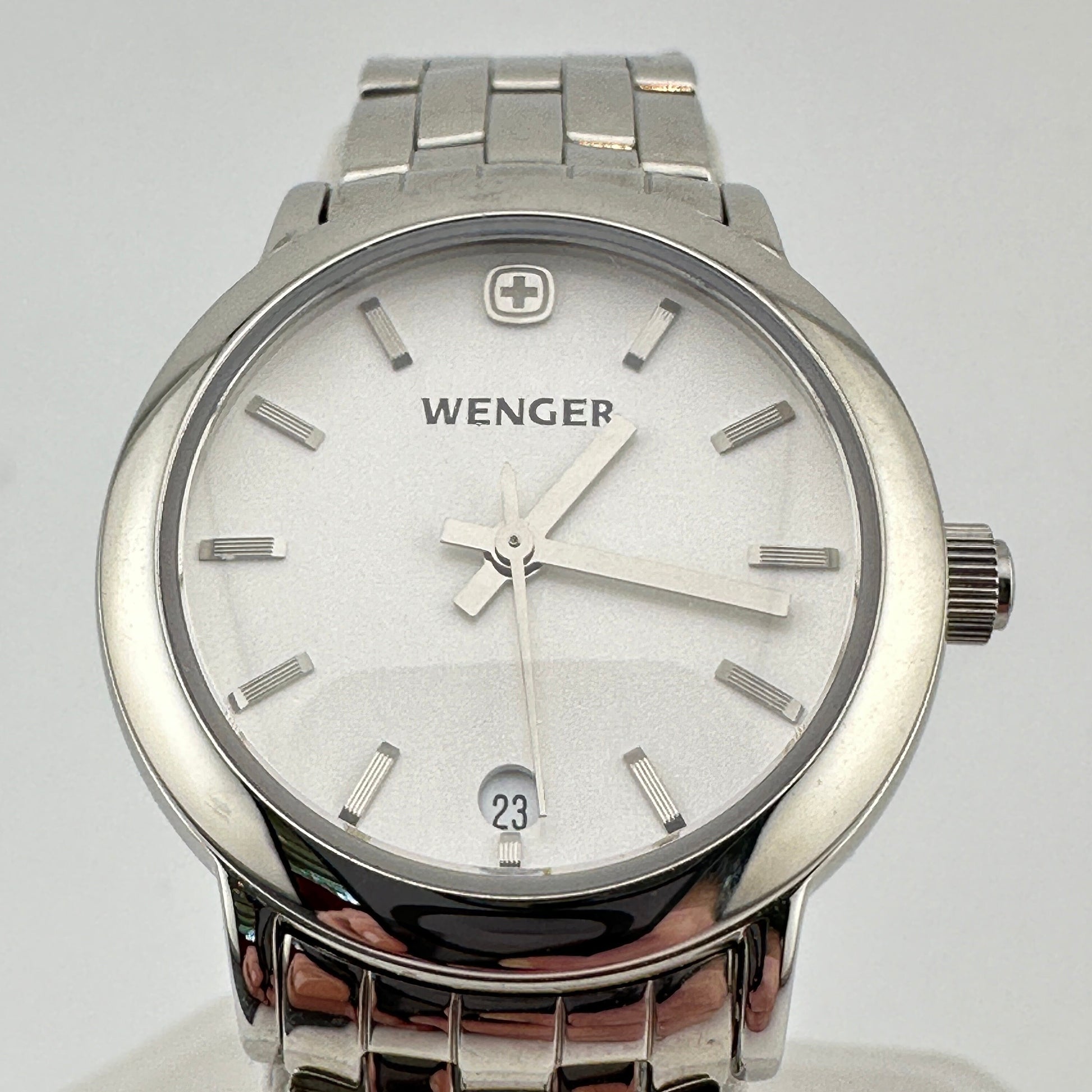 Swiss Army Wenger Silver Grenadier Stainless Steel Ladies 28mm Watch