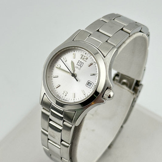 Vintage ESQ Swiss Quartz Movement Ladies 27mm Watch