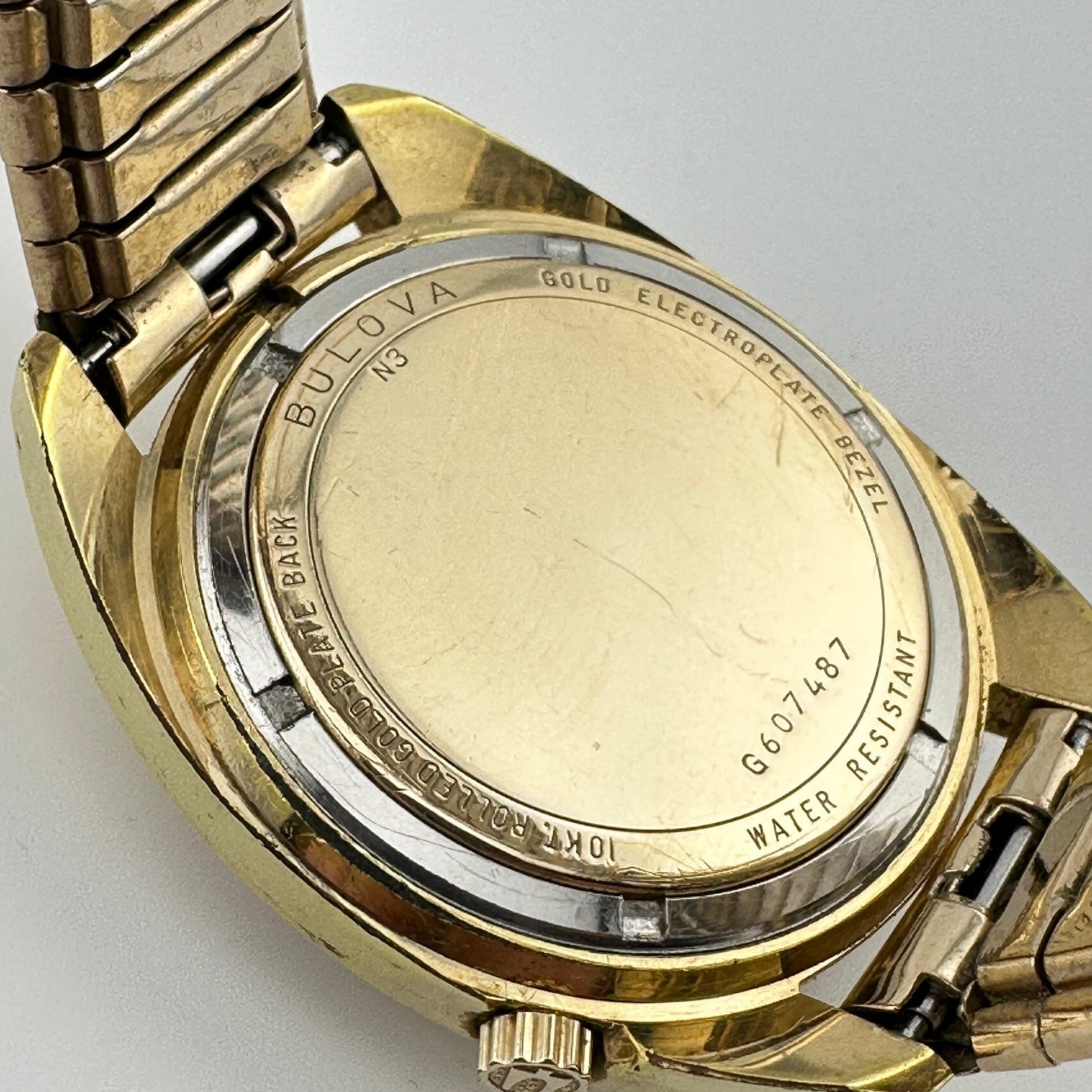 Vintage Bulova Accutron 10k Gold Men’s 36mm Watch c.1965