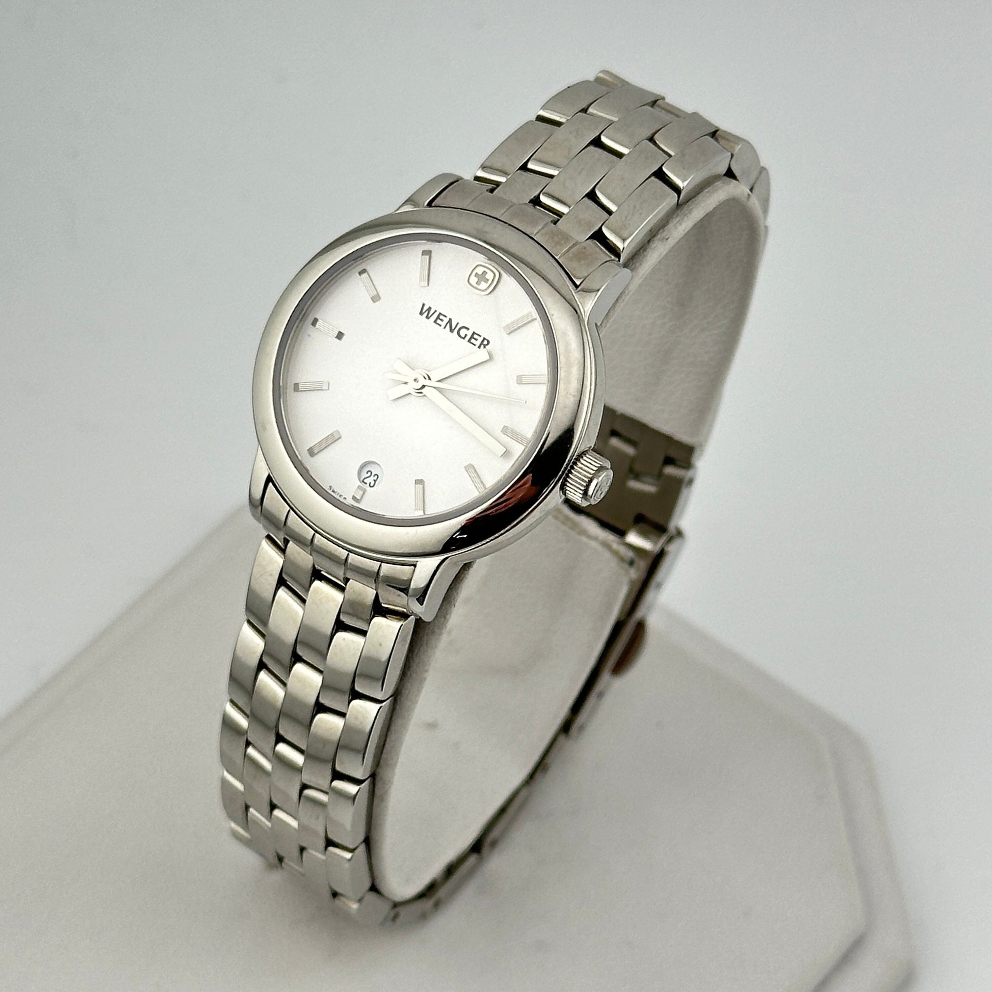 Swiss Army Wenger Silver Grenadier Stainless Steel Ladies 28mm Watch