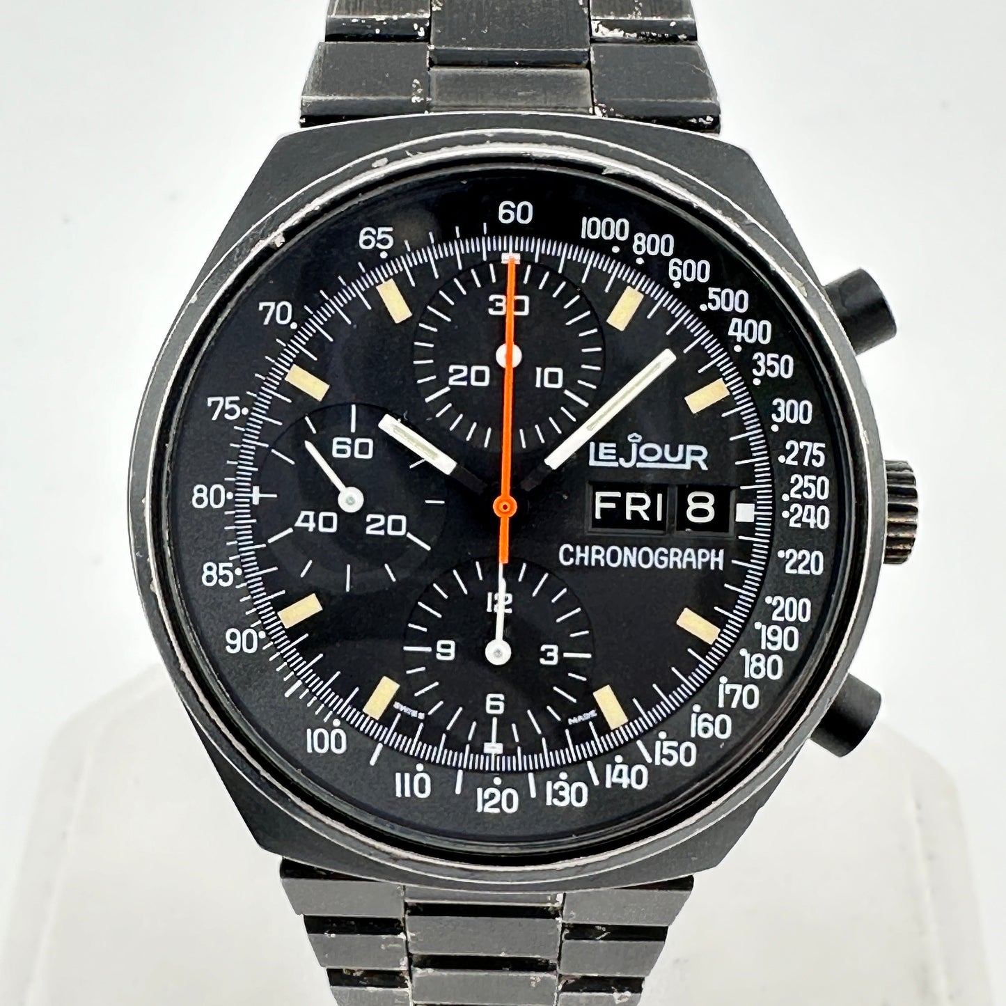 Le Jour Top Gun “Pasadena” Vintage Valjoux 7750 Automatic Chronograph Men’s 41mm Watch c. 1980’s