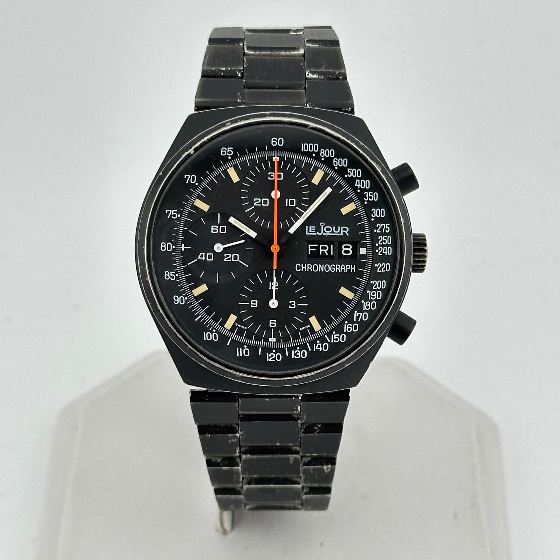 Le Jour Top Gun “Pasadena” Vintage Valjoux 7750 Automatic Chronograph Men’s 41mm Watch c. 1980’s