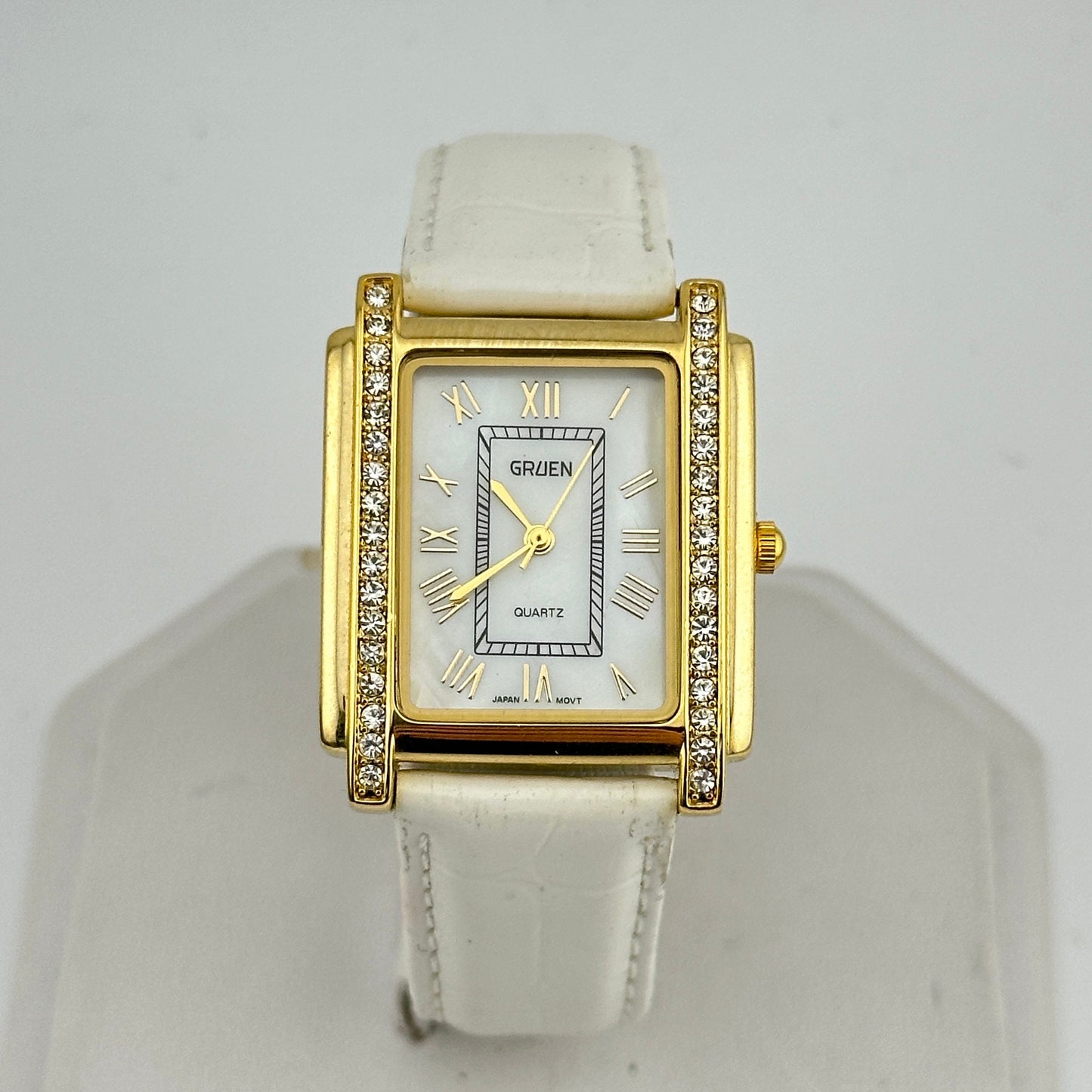 Precision by Gruen Gold Tank Style Ladies 29mm Quartz watch