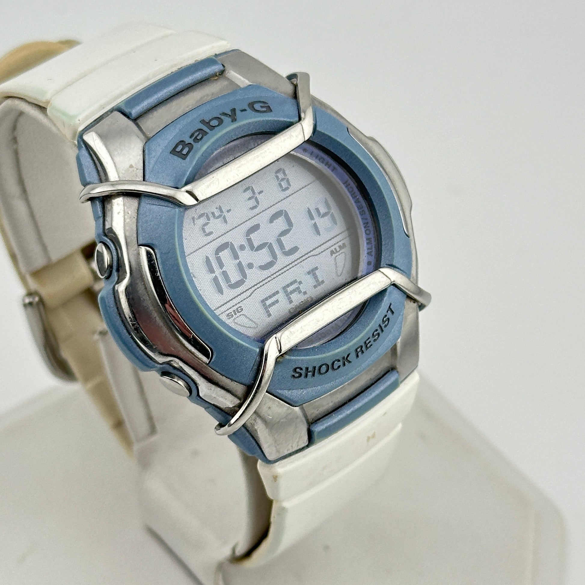 Casio Baby-G G-Shock - White and Powder Blue 42mm Quartz Watch