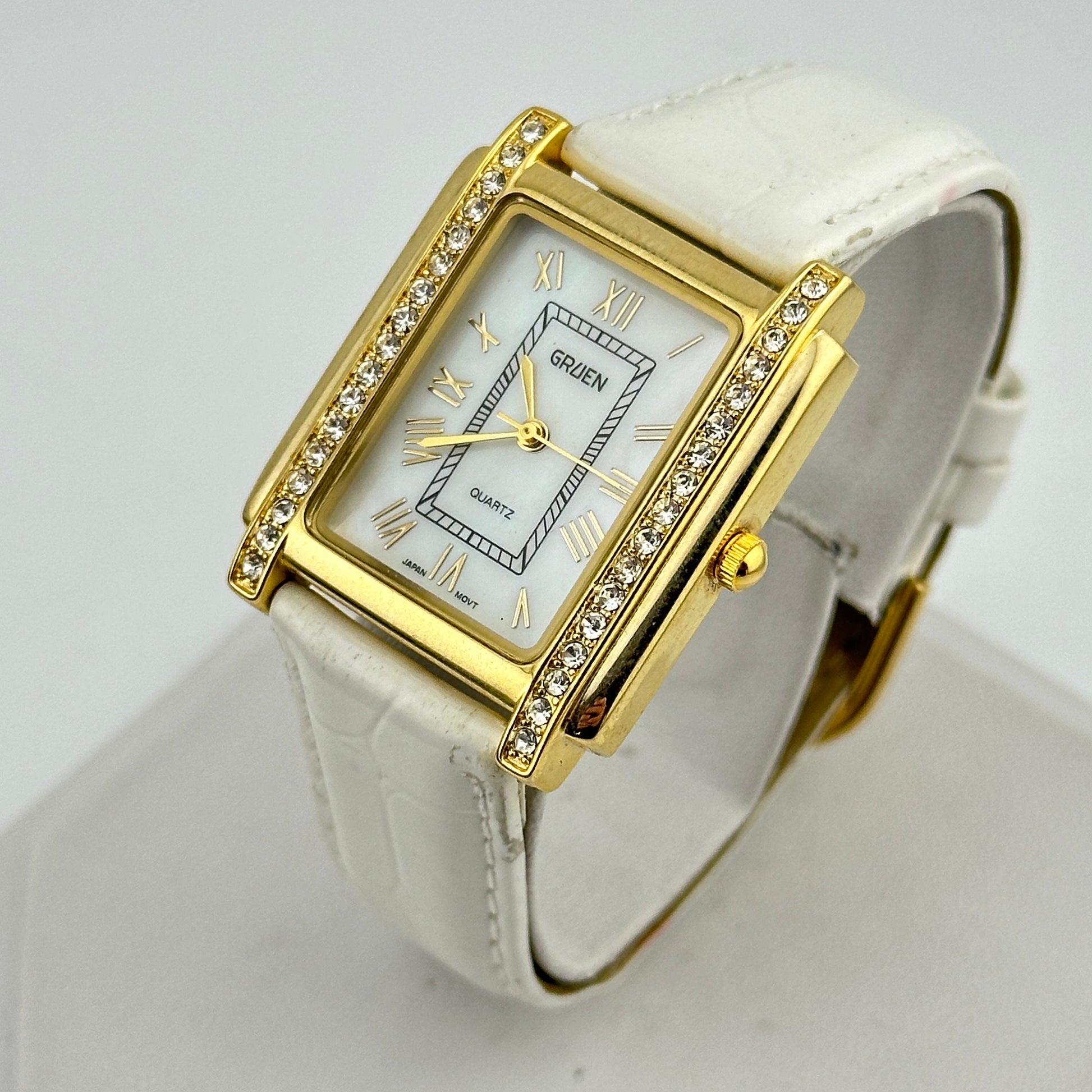 Precision by Gruen Gold Tank Style Ladies 29mm Quartz watch