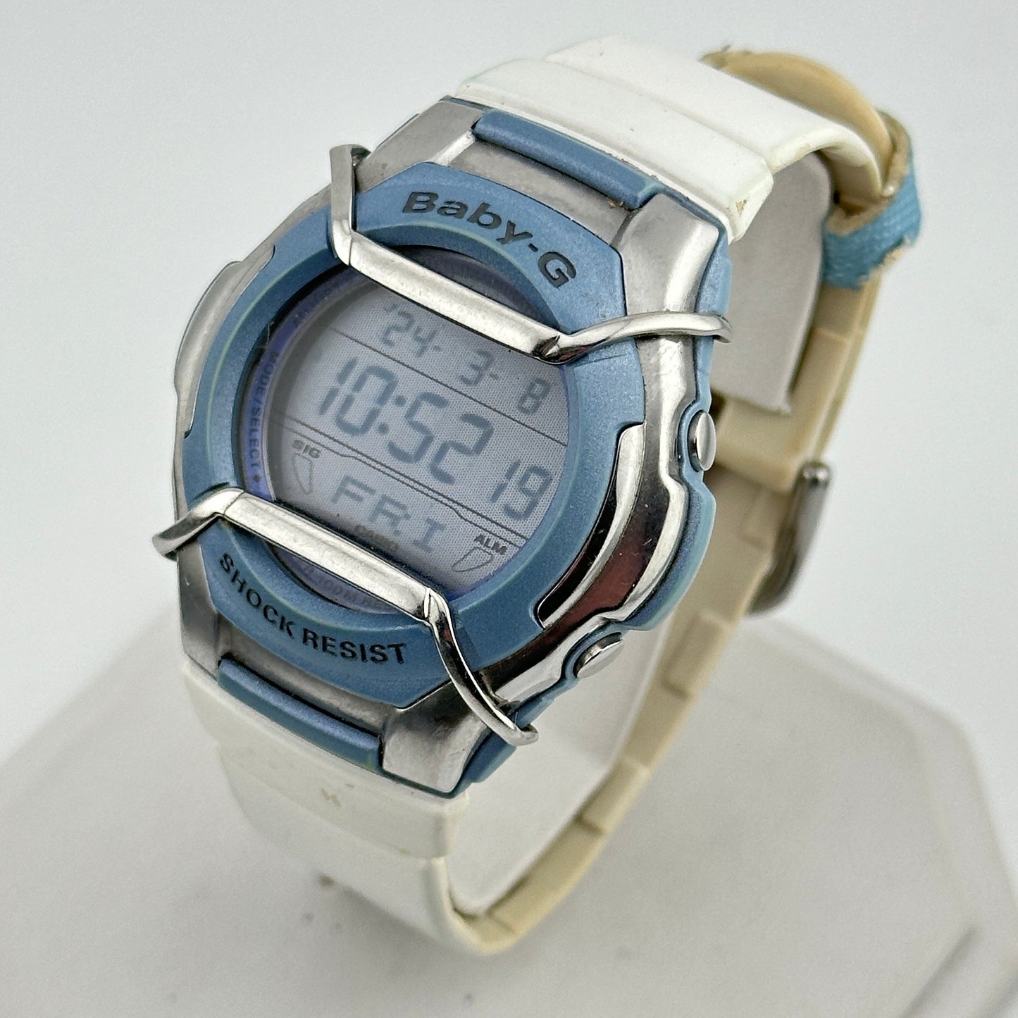 Casio Baby-G G-Shock - White and Powder Blue 42mm Quartz Watch