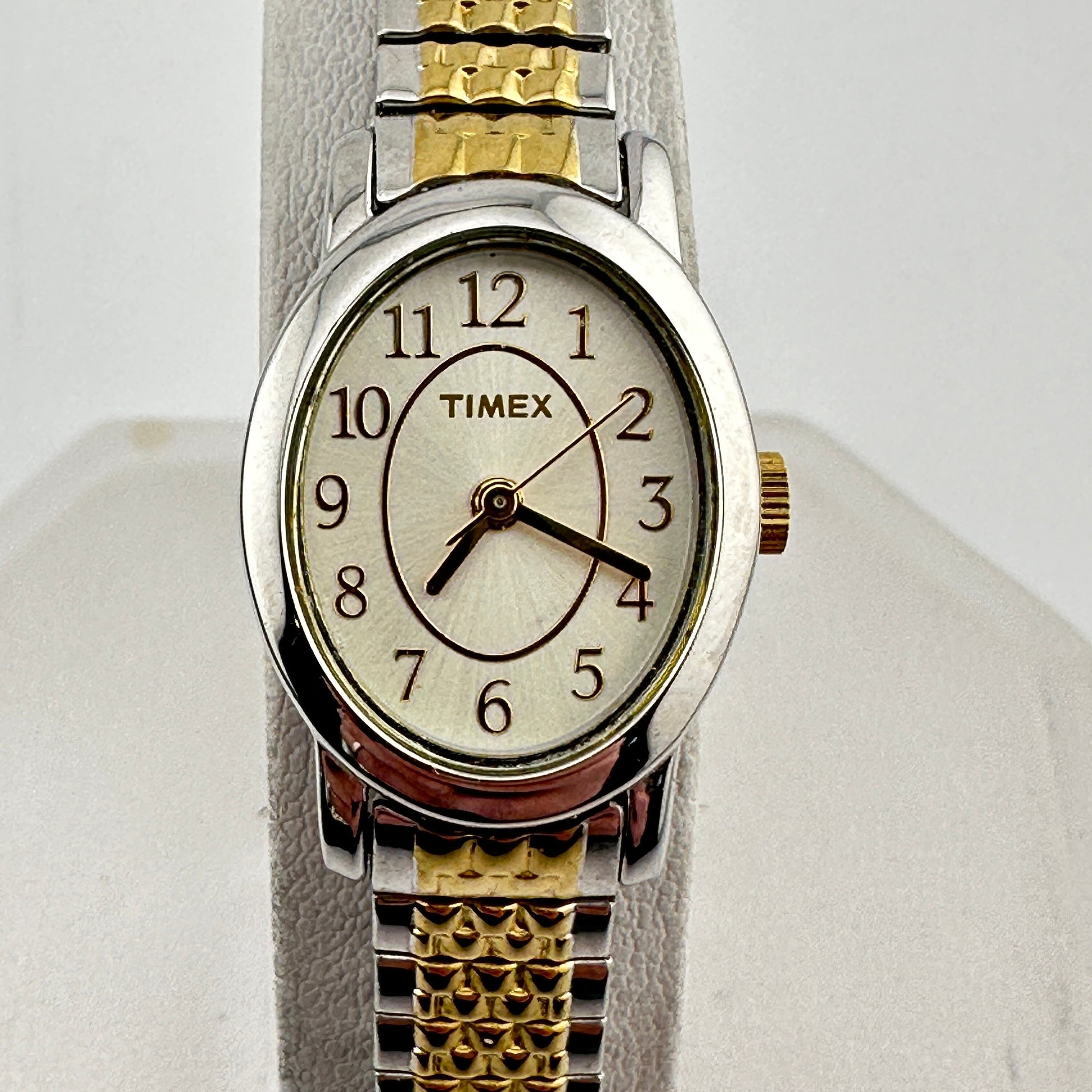 Timex Gold & Stainless Steel 18mm Ladies Watch