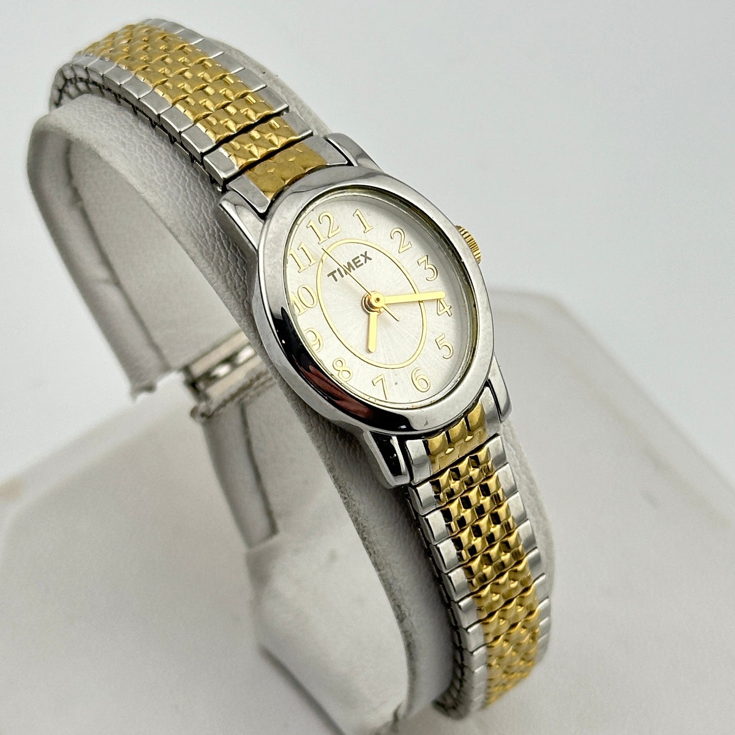 Timex Gold & Stainless Steel 18mm Ladies Watch