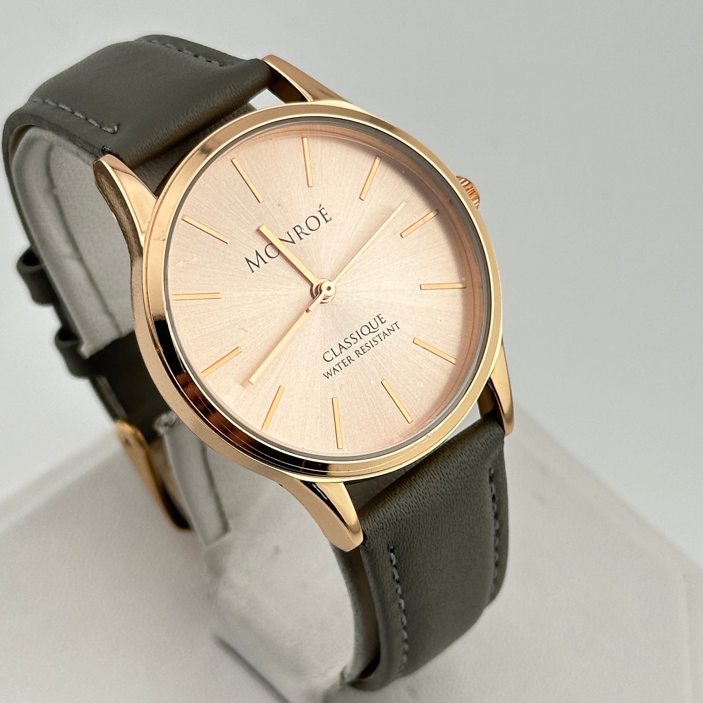 Monroe Rose Gold tone Stainless Steel 36mm Unisex Watch