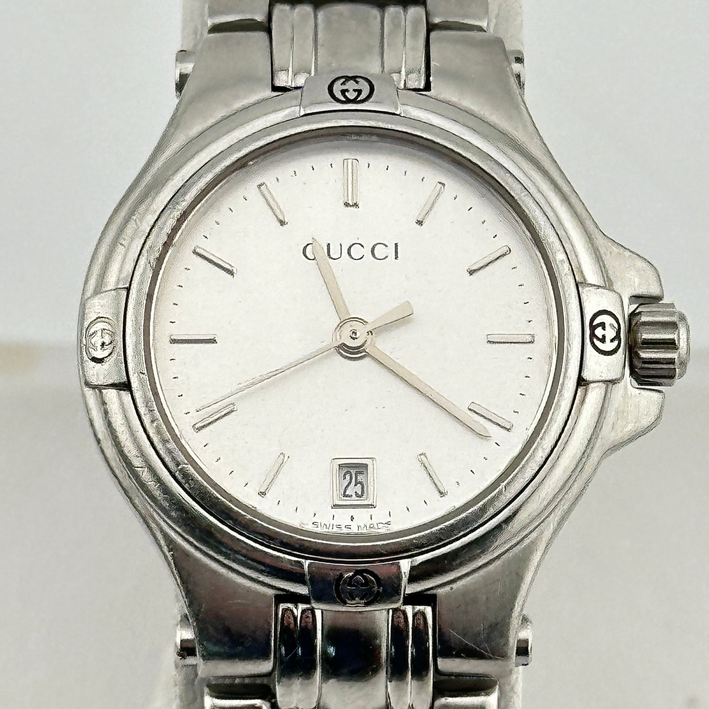 Vintage Gucci 9040L Stainless Steel Ladies 28mm Watch