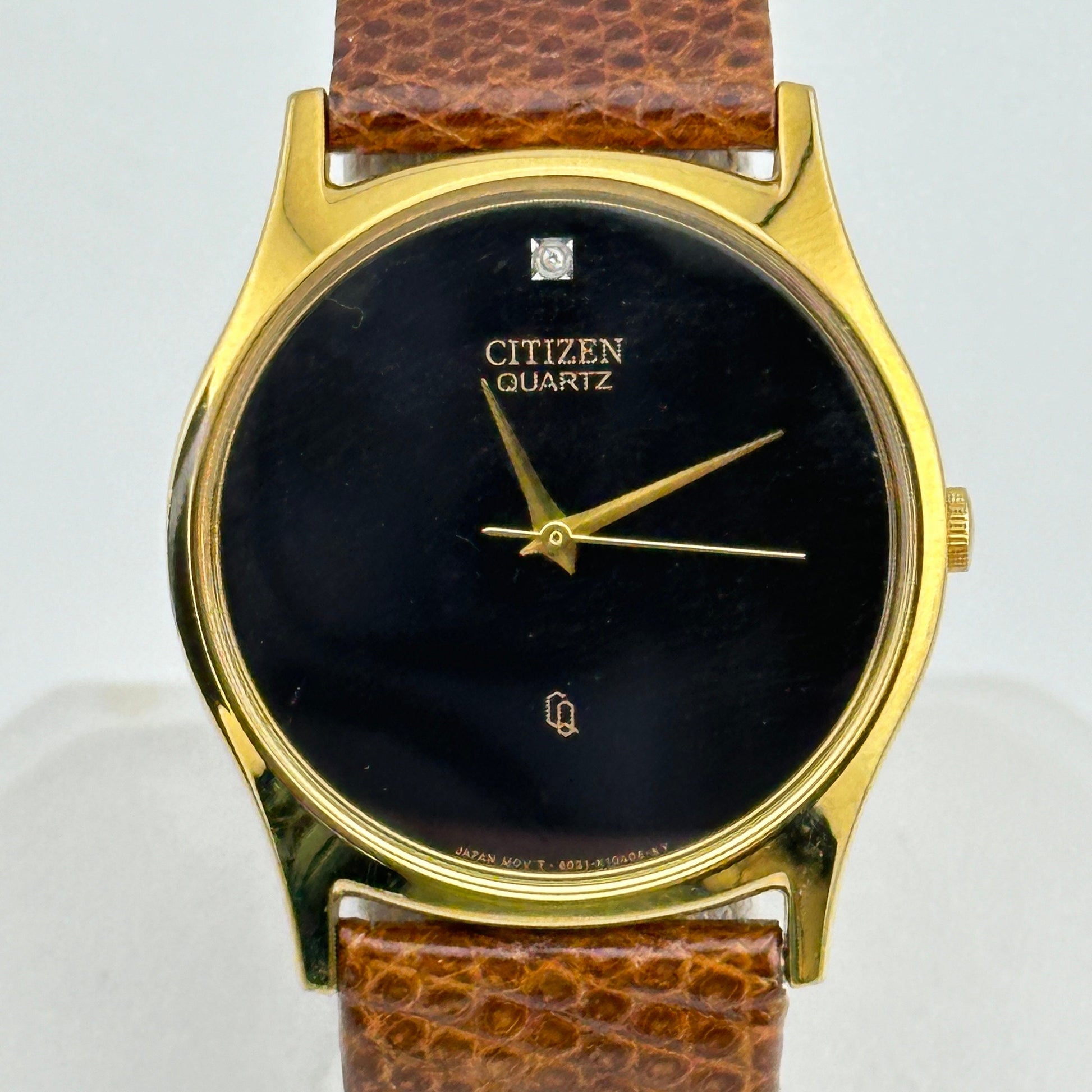 Citizen CQ Black 32mm Midsize Watch c.Sept 1990