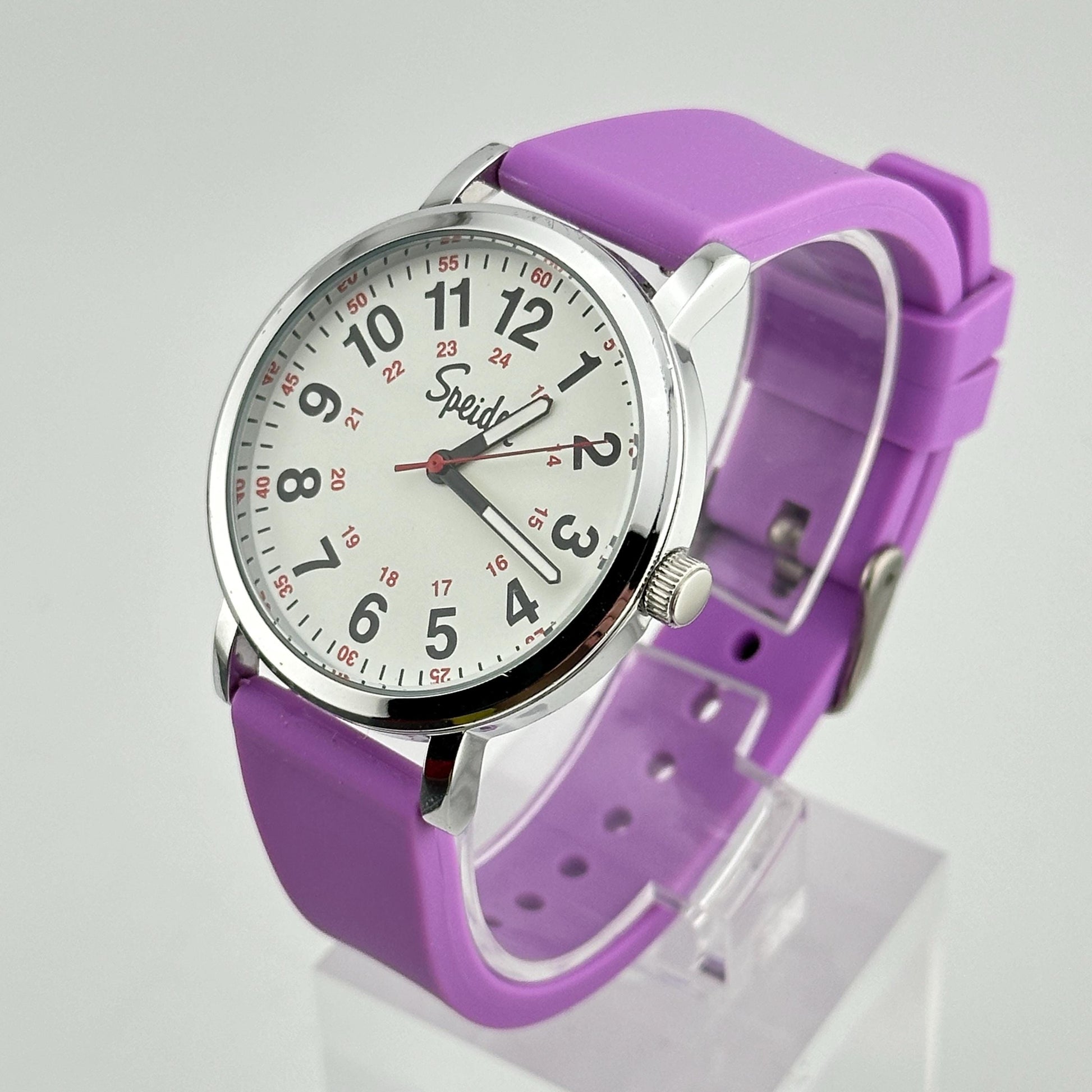 Speidel Scrub Purple Stainless Steel 38mm Nurse’s Watch