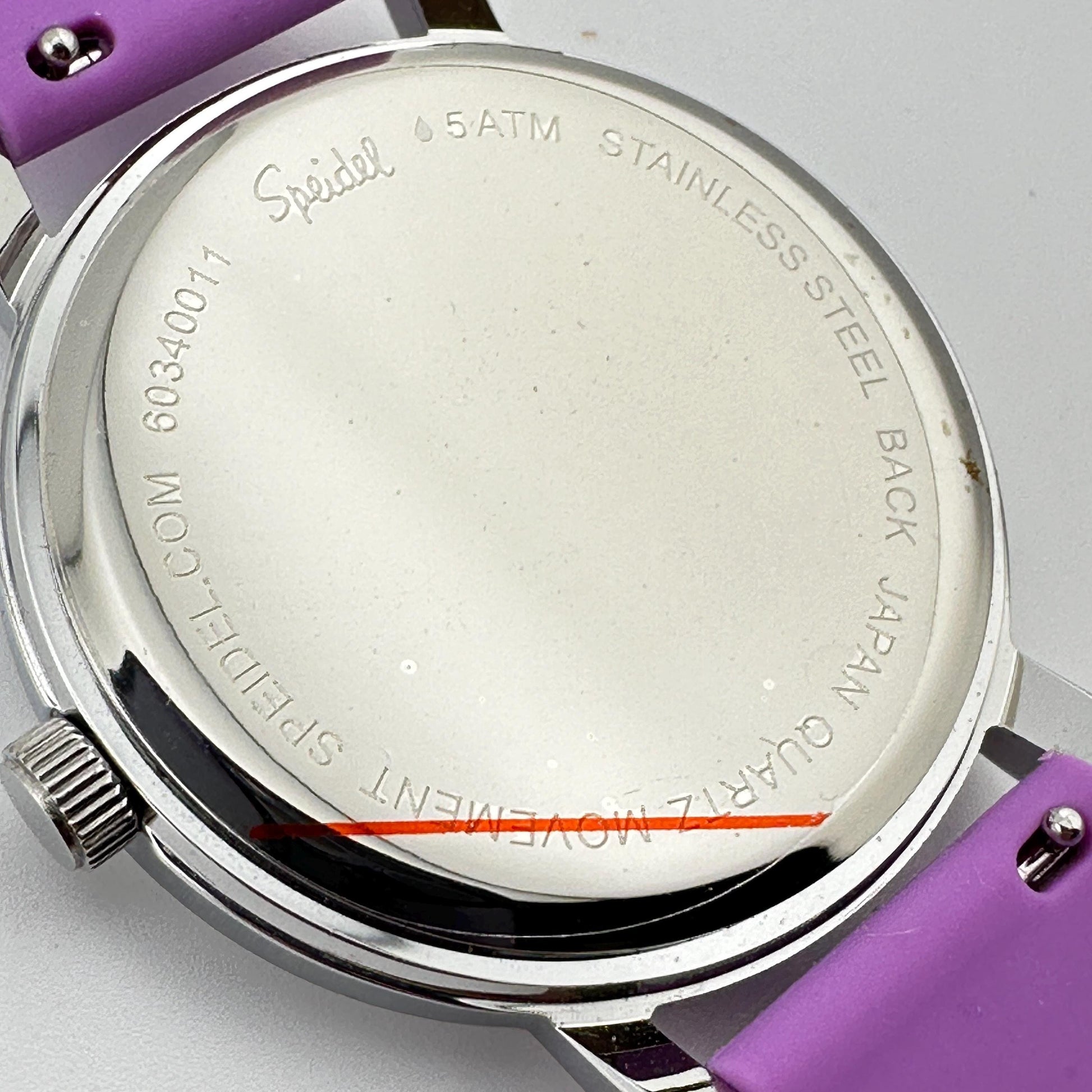 Speidel Scrub Purple Stainless Steel 38mm Nurse’s Watch