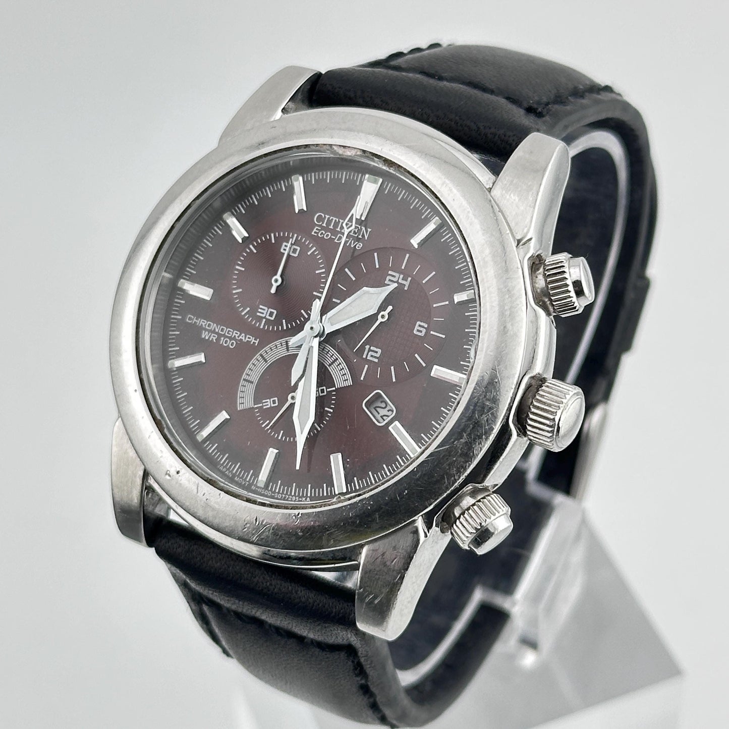 Vintage Citizen Eco-Drive Chronograph Stainless Steel 42mm Men’s Watch