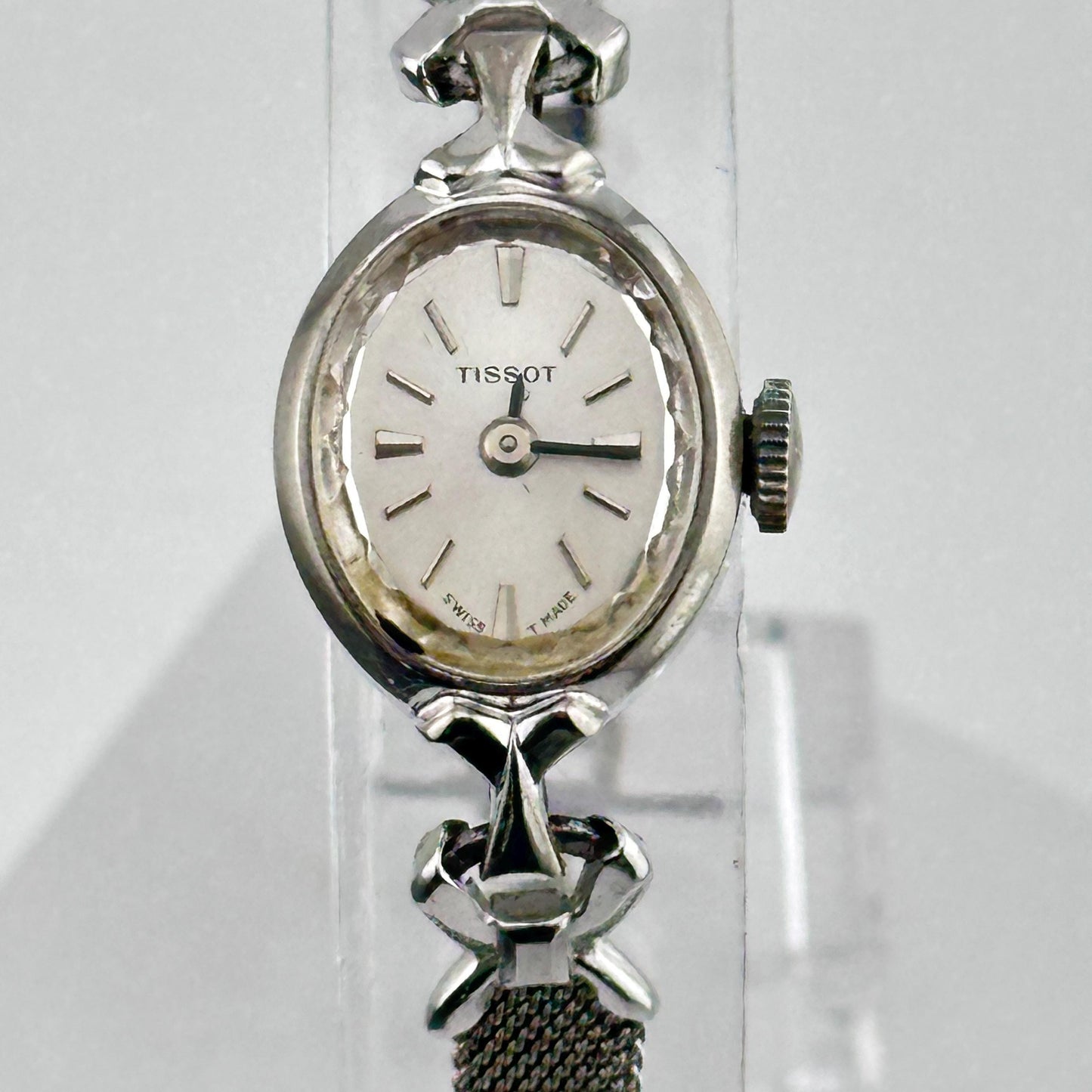 Vintage Tissot Swiss 10k Gold RGP Ladies 14mm Cocktail Watch with 17 Jewels