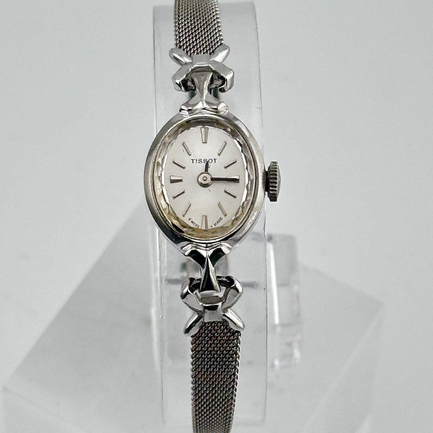 Vintage Tissot Swiss 10k Gold RGP Ladies 14mm Cocktail Watch with 17 Jewels