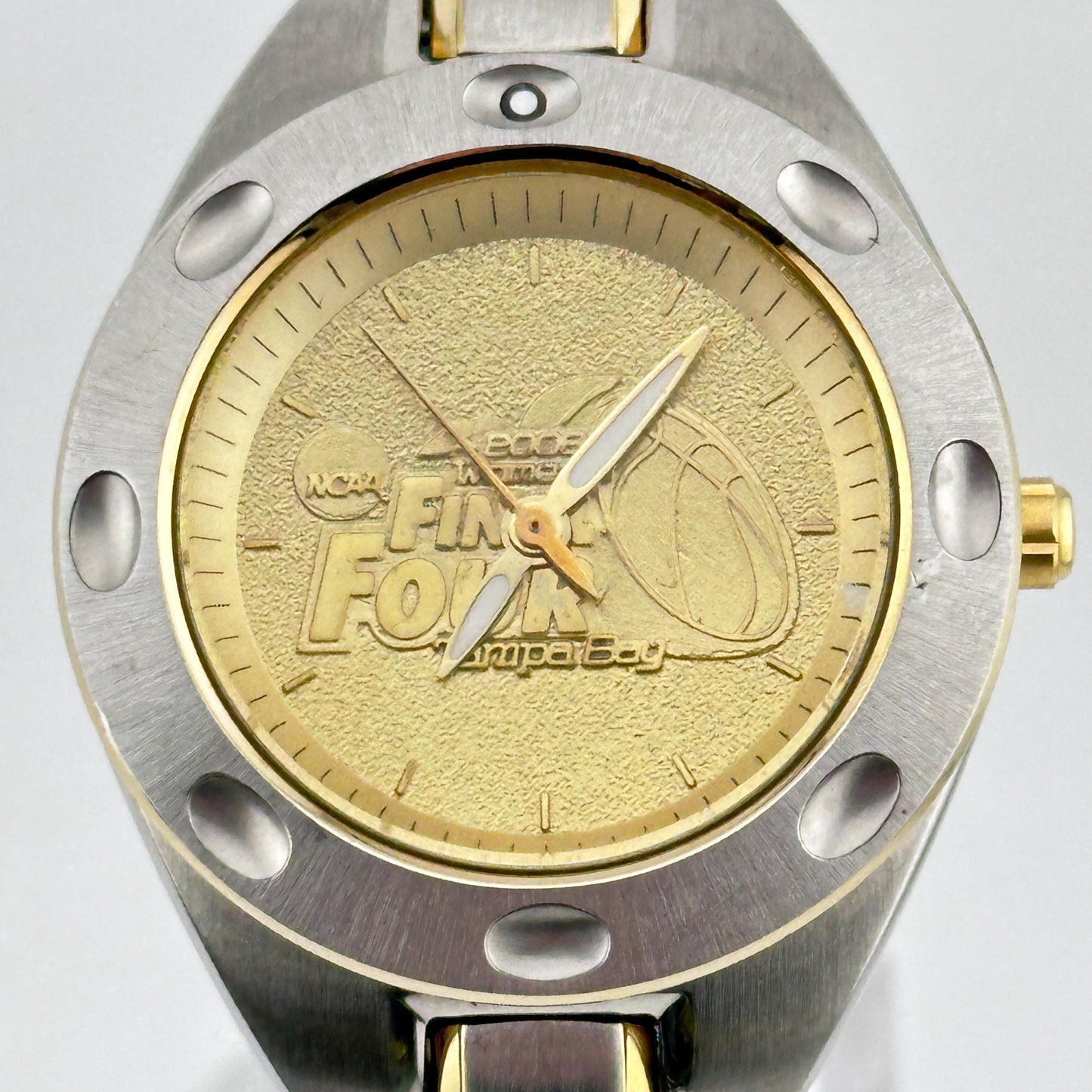 Fossil Womens NCAA Final Four 2008 Tampa Bay Two Tone Gold and Steel Women’s Watch