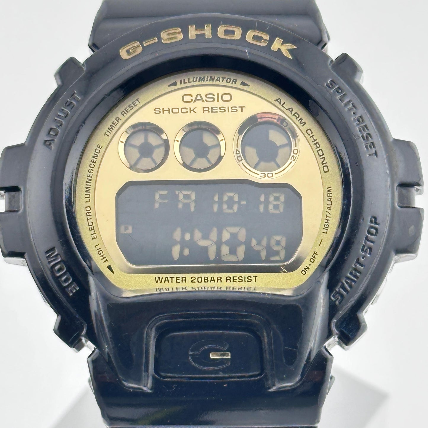 Casio G-Shock Chronograph - Black and Gold 51mm Mens Watch