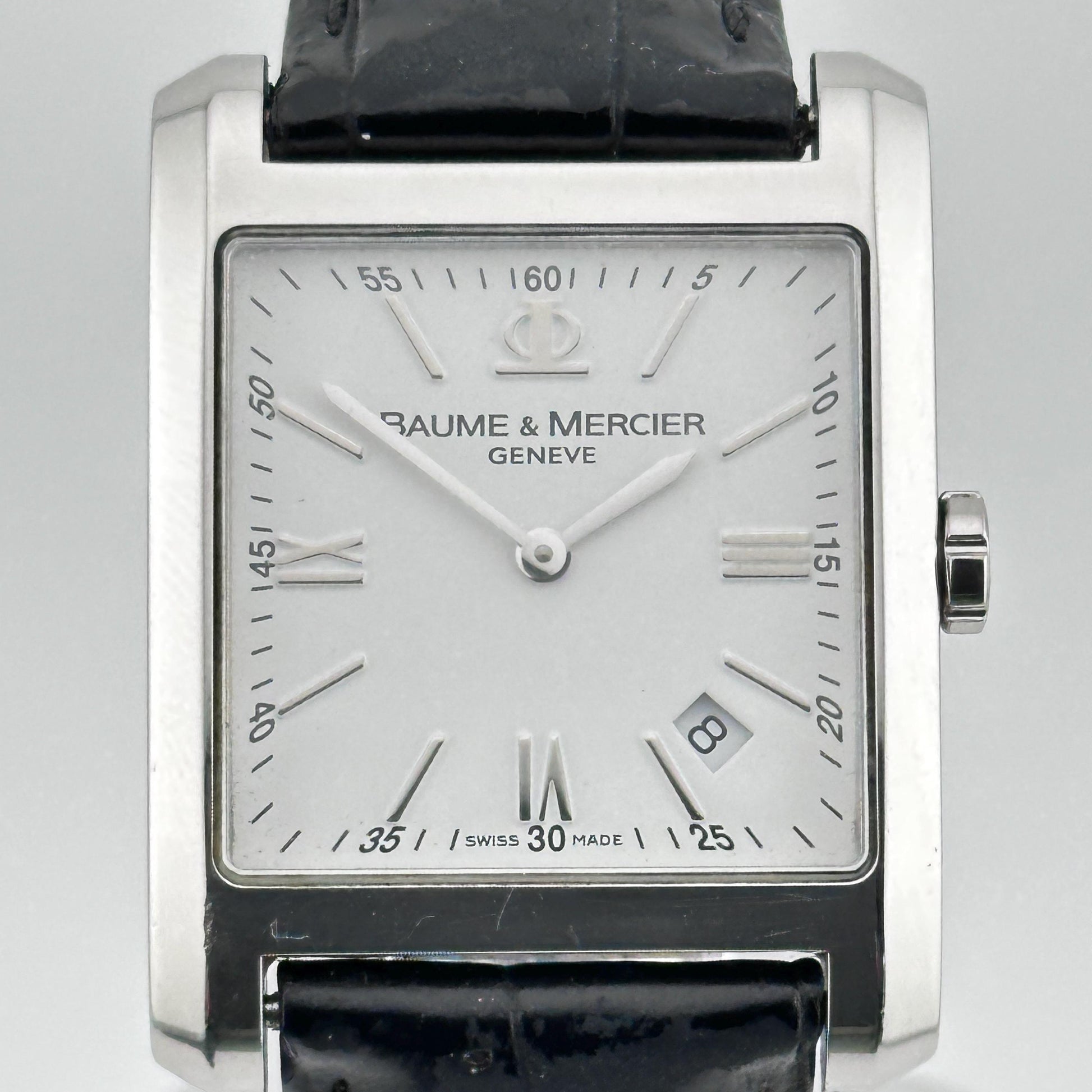 Baume & Mercier Geneve Hampton Men’s 30mm Tank Style Watch