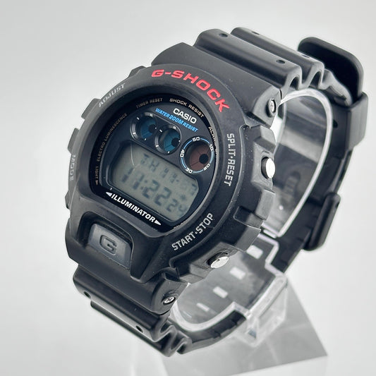 Casio G Shock Digital 200M Black w/ Red Accents 50mm Men’s Watch