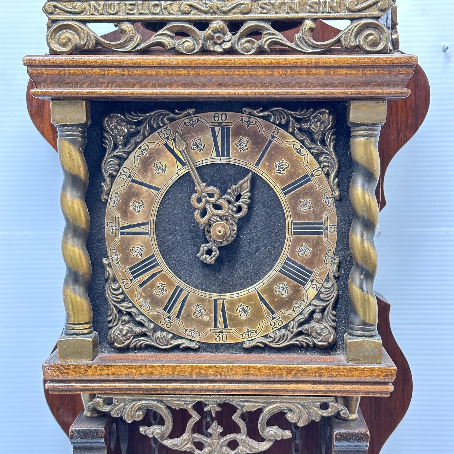 Dutch Zaanse Zaandam Pendulum Atlas Clock Warmink Wuba