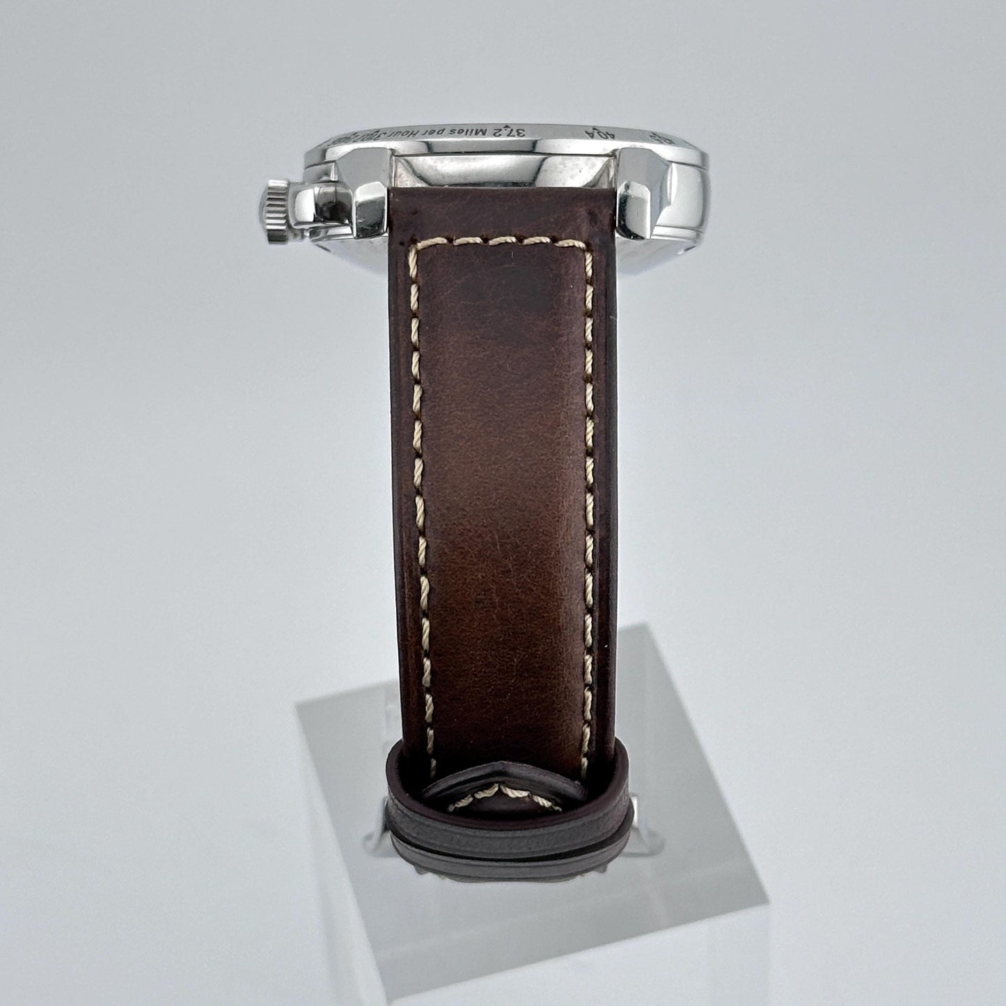 EBERHARD Tazio Nuvolari 31030.5 Chronograph black Dial Automatic Men's 40mm Wrist Watch c.1992