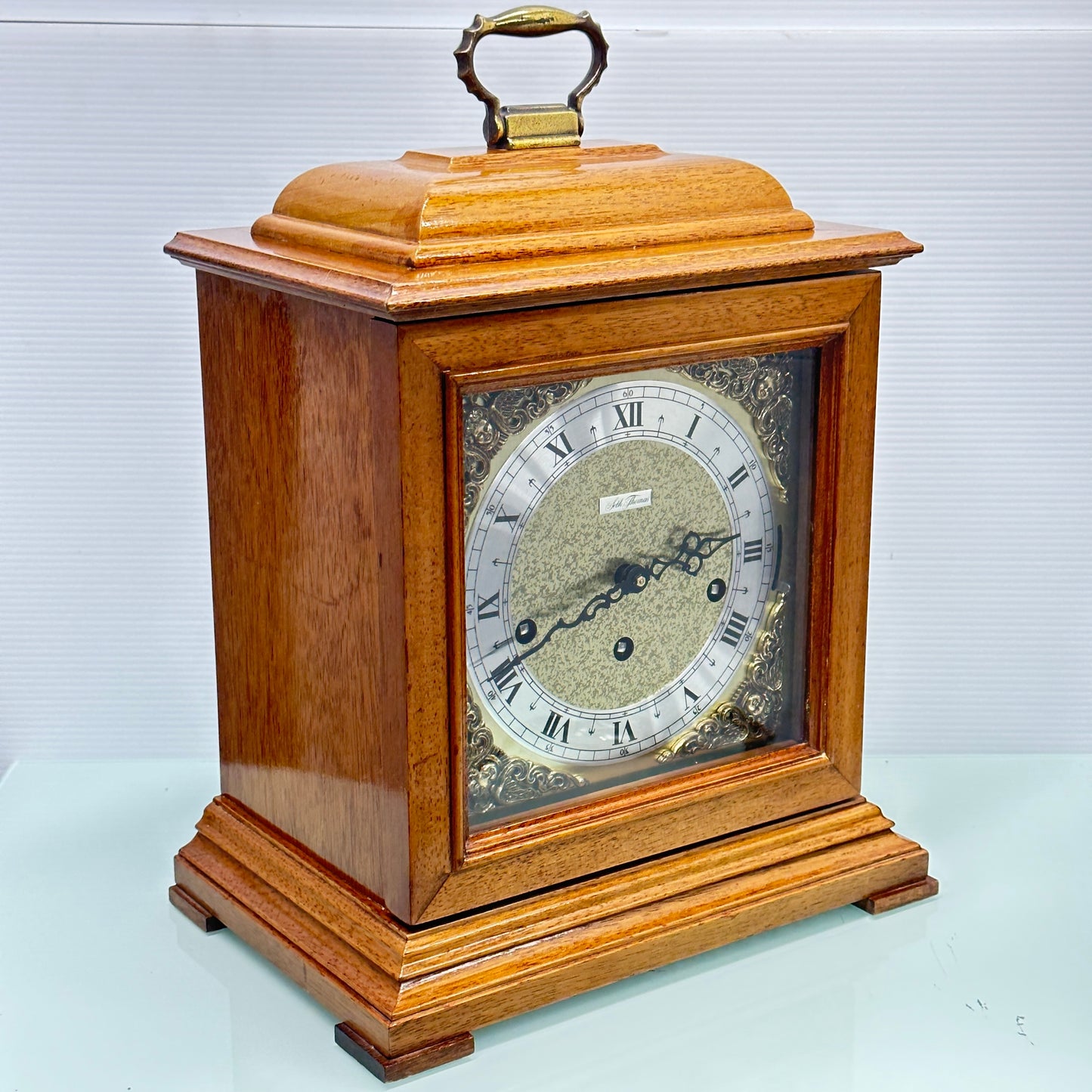 Seth Thomas 2 Jewel Mantle Clock With Westminster Chime