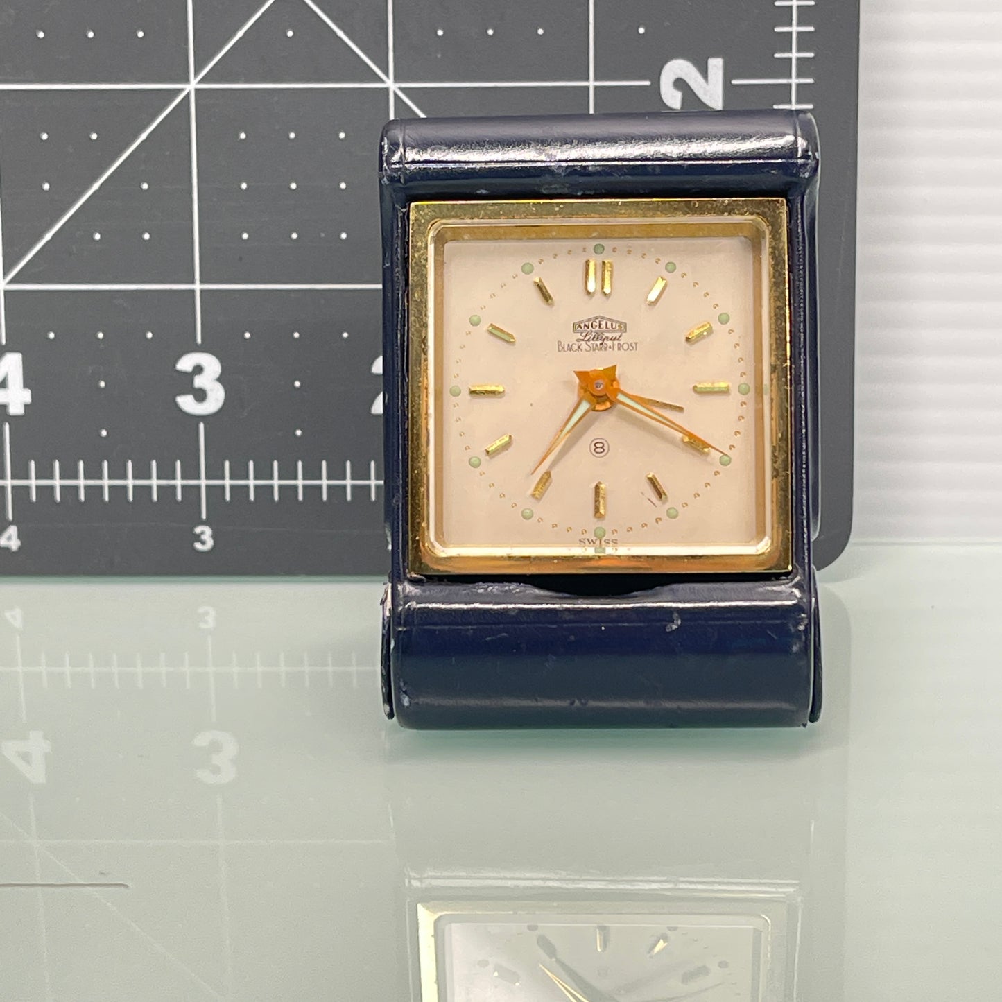 Angelus Lilliput Pocket Travel Alarm Clock branded by Black, Starr & Frost c.1930