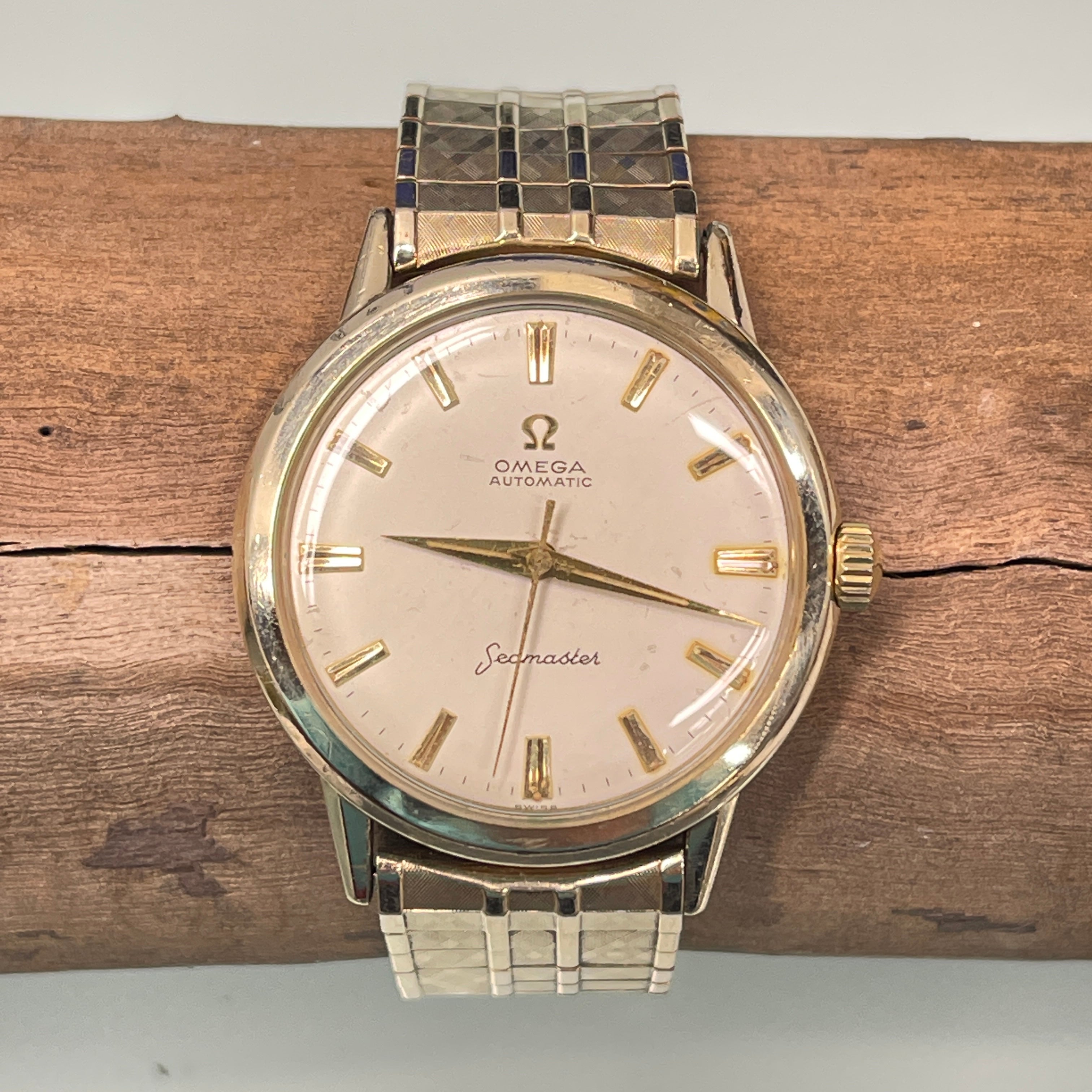 Omega 1960 gold clearance watch