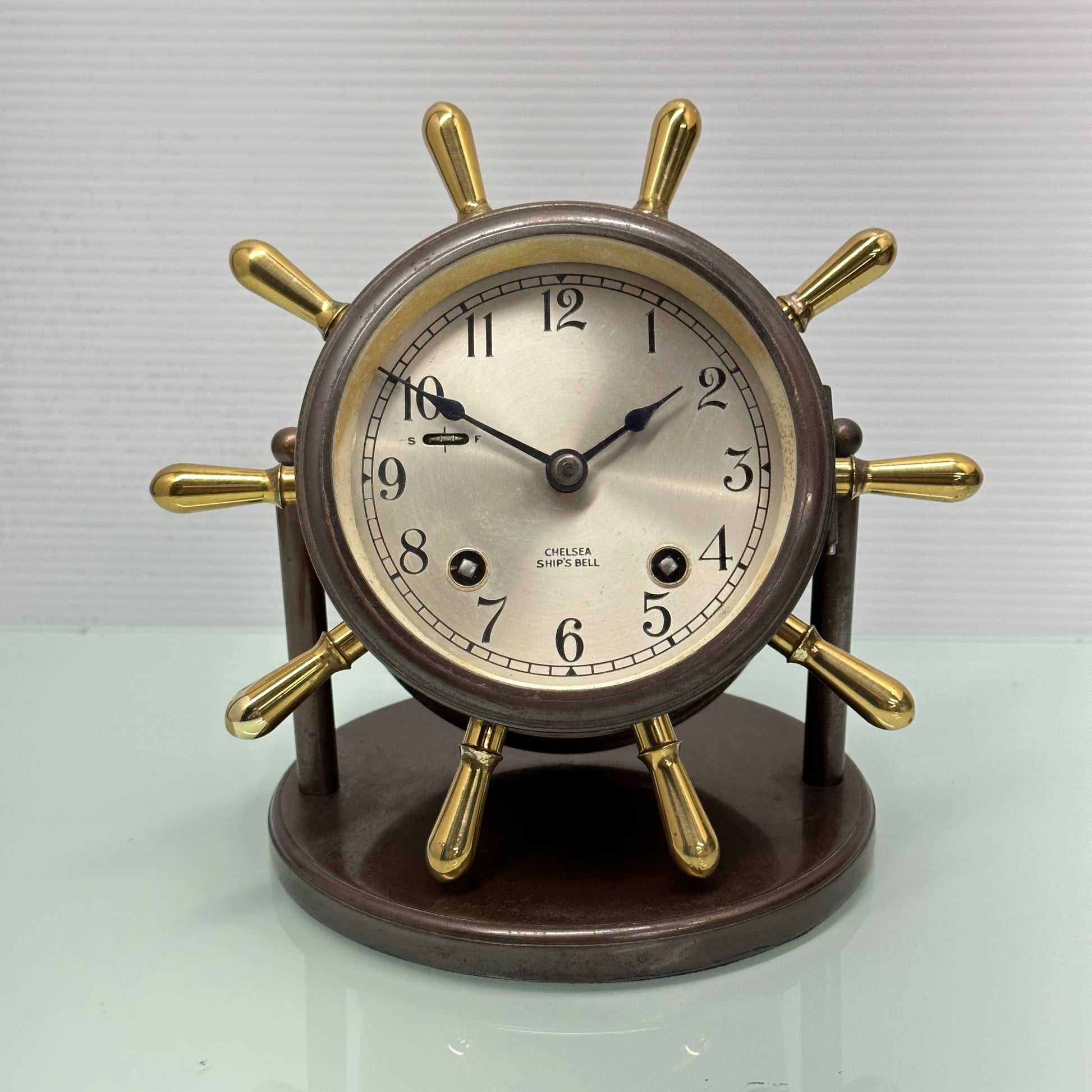 Vintage Schatz 3” 8-Day 7-Jewel Ship Bell Captain Wheel Clock – Savage  Clockworx